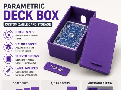 Parametric Card Deck Box
