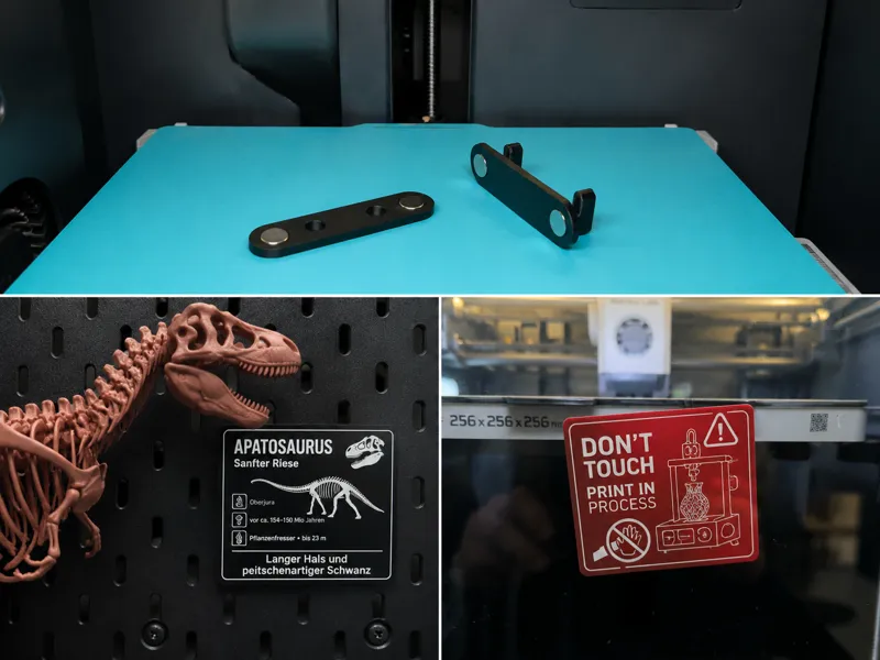Magnetic Label Mount for SKROAM / PRAKI Labels