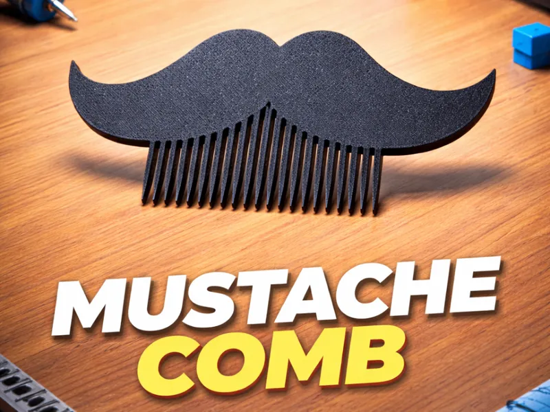 Mustache Comb