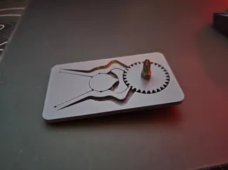 Print In Place Ratchet Screwdriver Card