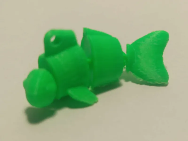 Fish keychain