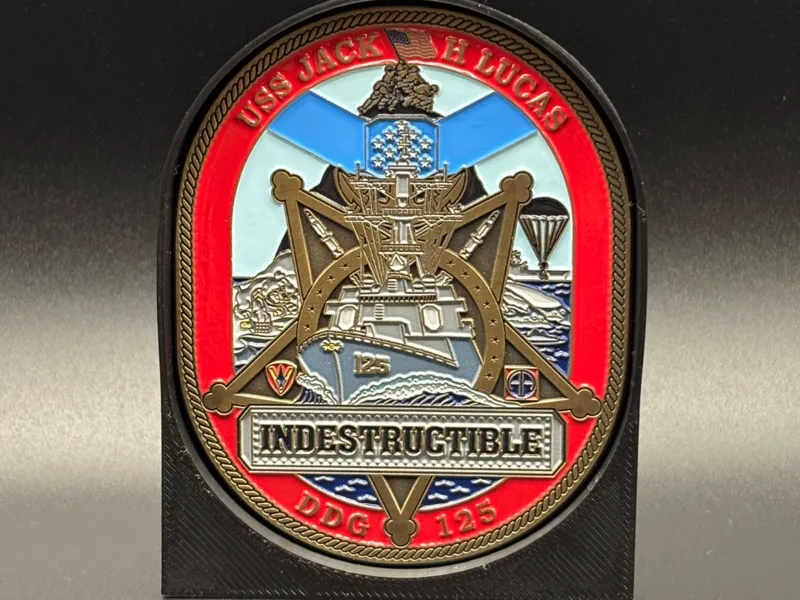 Military Challenge/Trading Coin Stand/Display