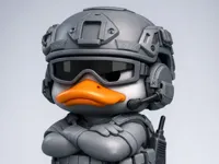 Porte-clés canard tactique — Quack Ops — photo 1