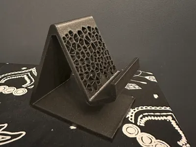 Voronoi Phone Stand – Modern Desk Holder