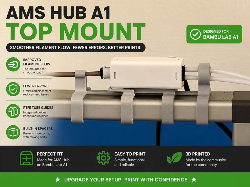 AMS Hub A1 top mount