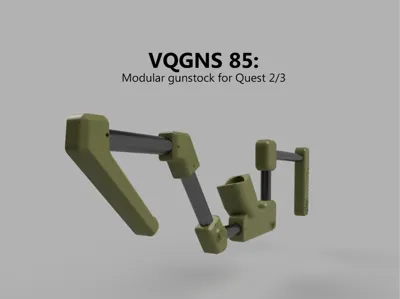 VQGNS-85 - Modular gun stock for quest 2/3
