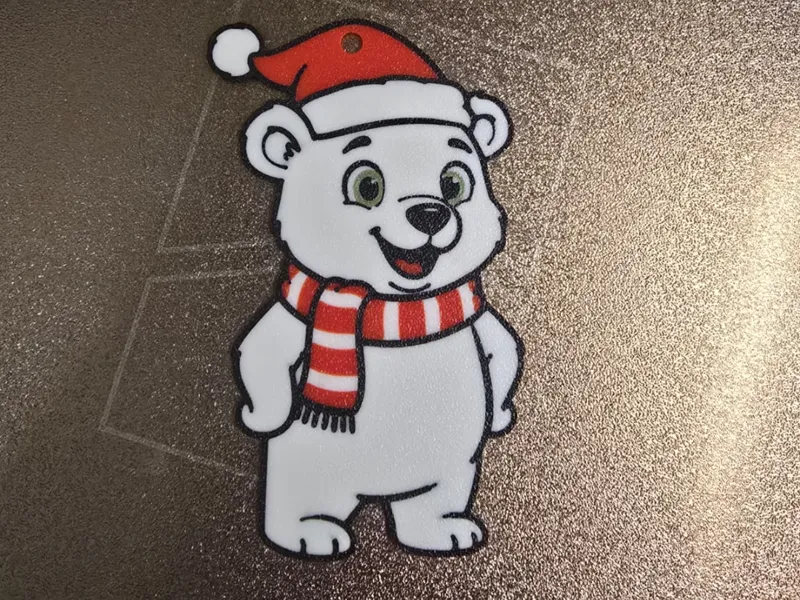 christmas polar bear 