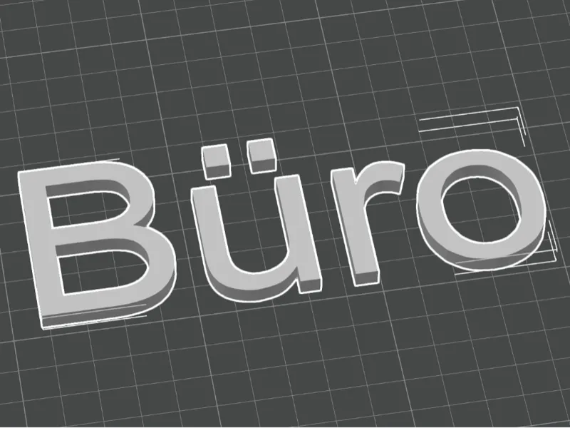 Büro Schild