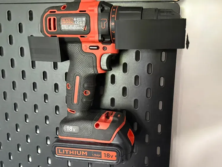 Black & Decker Screwdriver - Ikea Skadis Holder