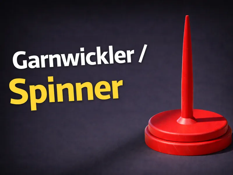 Smal & Wide Yarn Spinner  - schwerer Garn Wickler 
