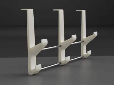 Door double hook hanger set