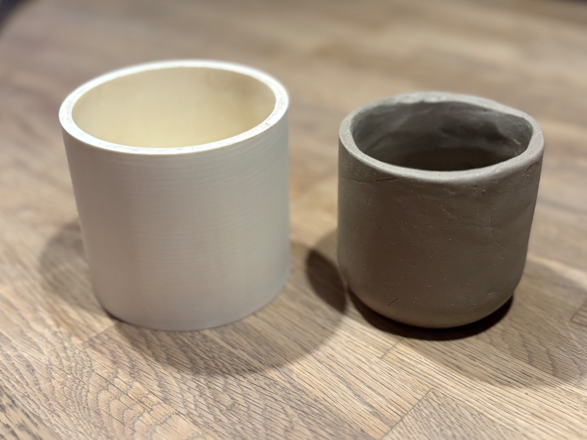 Ton-Eindrückform für Becher (Ø ~80 mm)