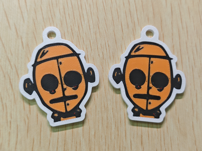 Miniatura 7 do modelo 3D 饥荒人物挂件和冰箱贴 威尔逊 温蒂 阿比盖尔 机器人 Don’t Starve