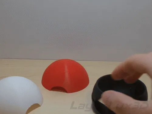 functional Pokéball - no glue view 2