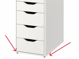 Ikea Alex leg spacer stand