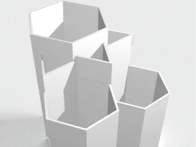 Modern desk organizer