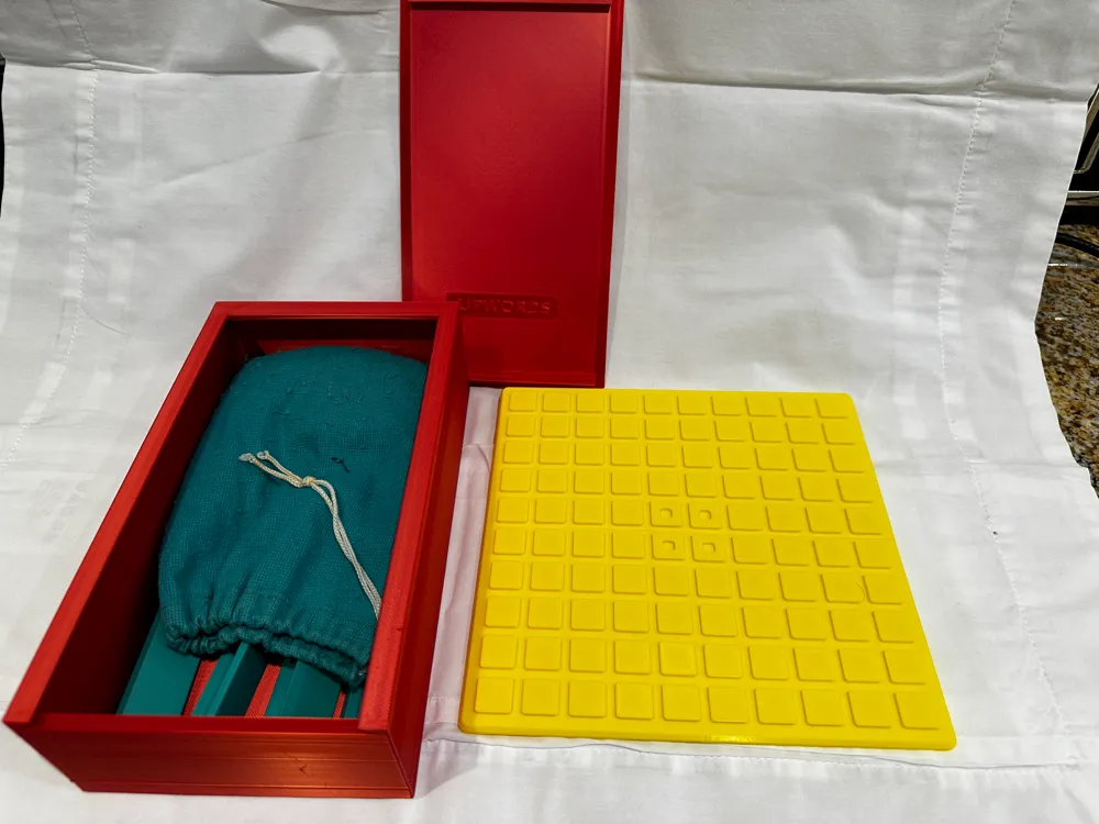 Travel Upwords replacement Box and Board by Anthorin MakerWorld