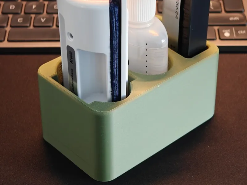 Vinyl cleaning tools organizer AT6012 and brush