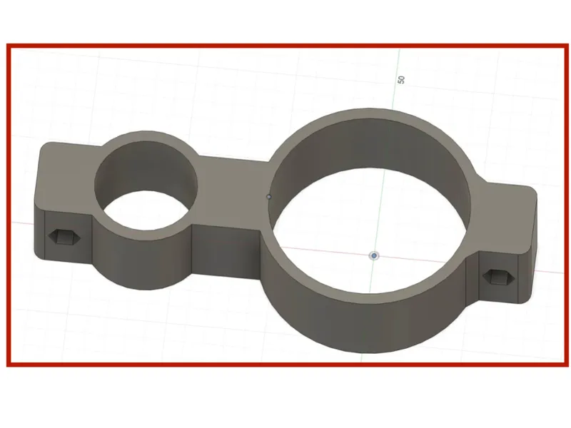 Shock Reservoir Clamp for Motorcycle