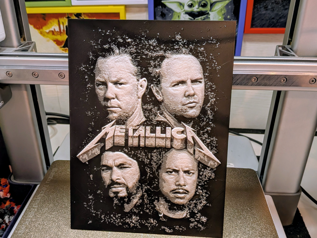 Metallica Band Portrait - HueForge Edition