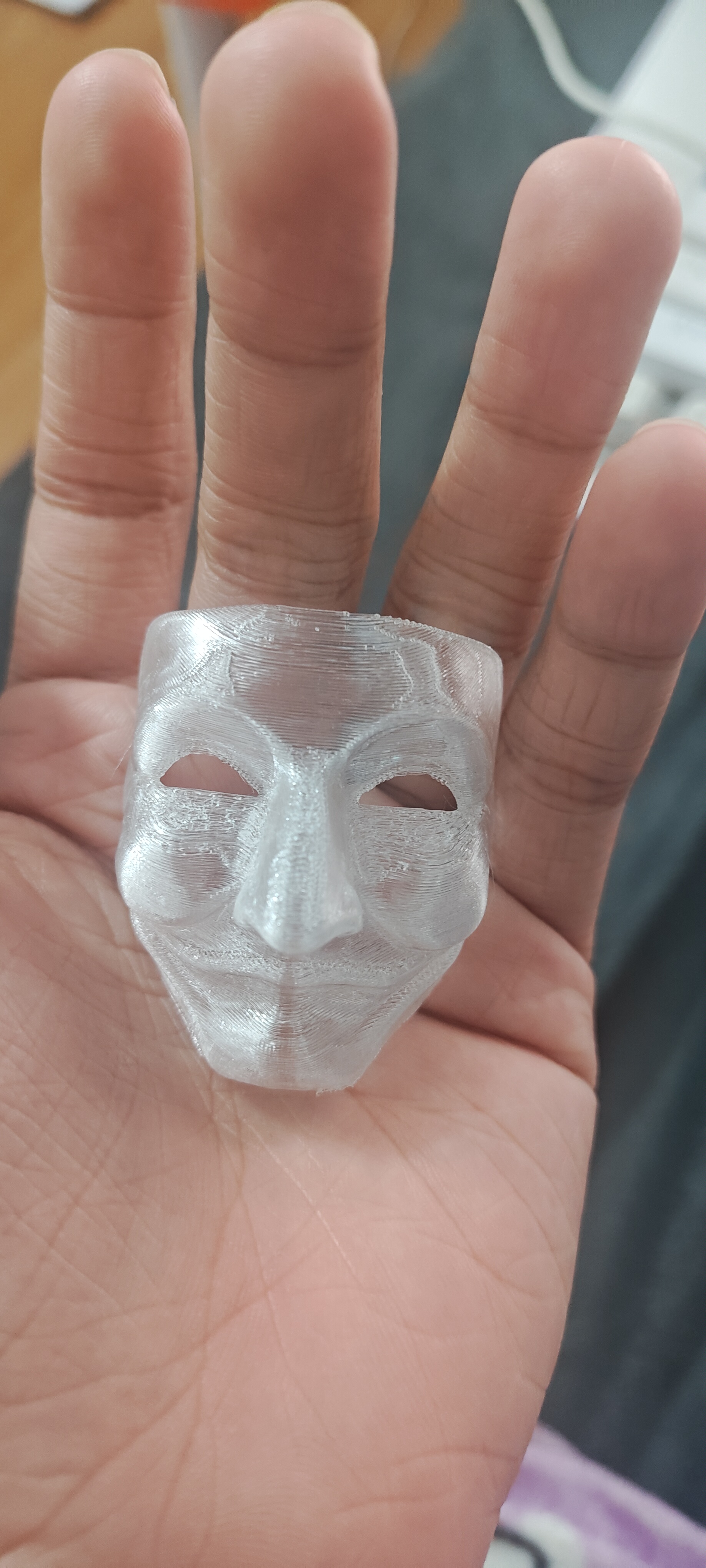 Miniatura 2 do modelo 3D 厂长月亮脸面具