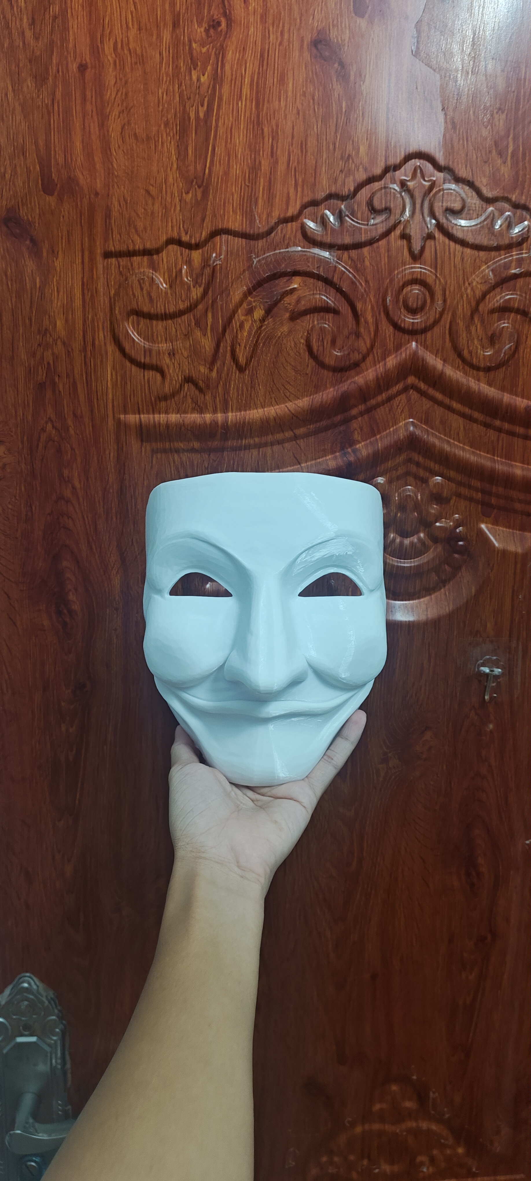 Miniatura 4 do modelo 3D 厂长月亮脸面具
