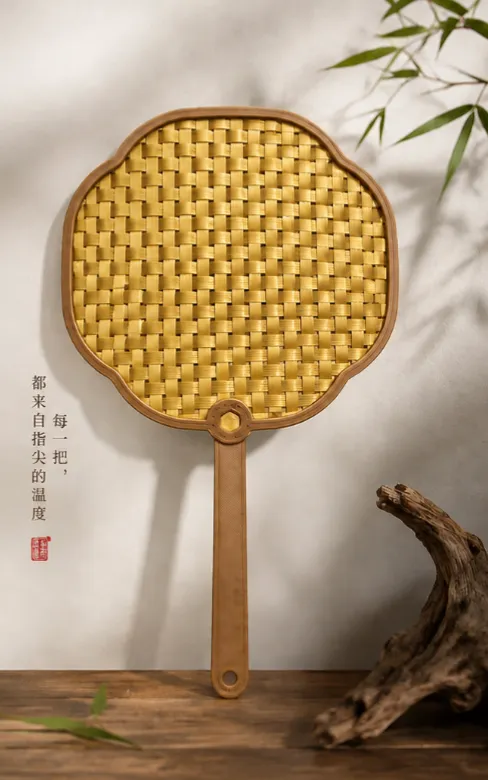 真手工编织的小团扇 view 2