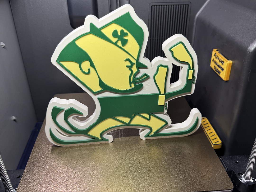 Notre Dame Retro Leprechaun