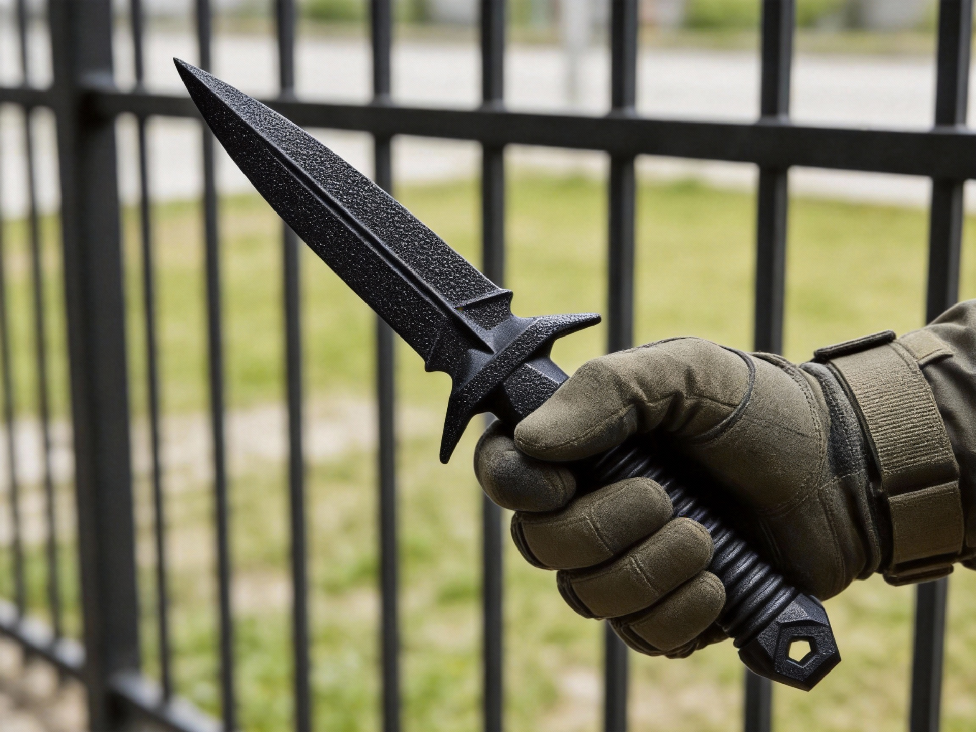 Spiral Pattern Armor-Piercing Tactical Dagger