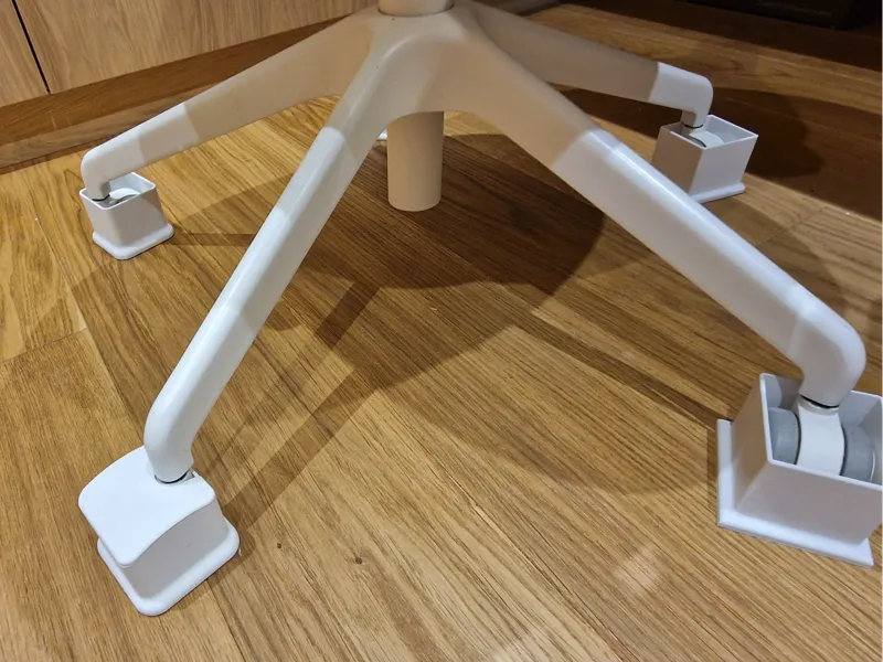 Pet paw guard for Ikea chair wheel