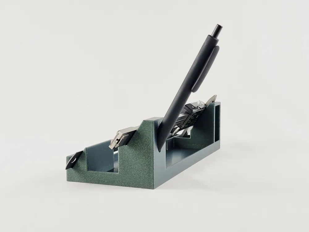 Quick Access Caliper, Ruler & Pencil Stand - Free 3D Print Model ...