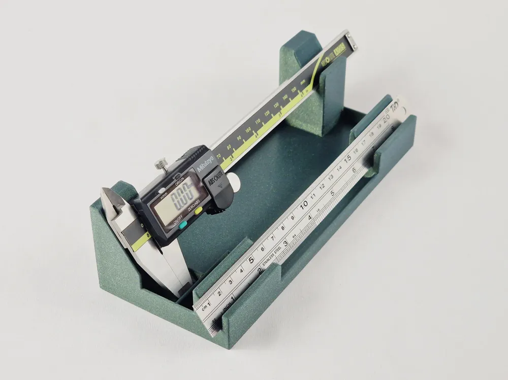 Quick Access Caliper, Ruler & Pencil Stand - Free 3D Print Model ...