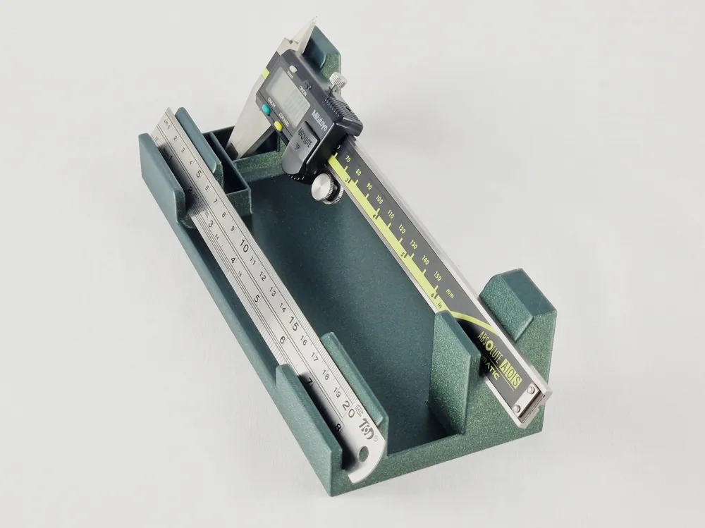 Quick Access Caliper, Ruler & Pencil Stand - Free 3D Print Model ...