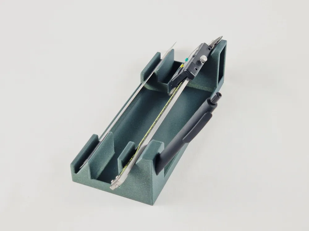 Quick Access Caliper, Ruler & Pencil Stand - Free 3D Print Model ...