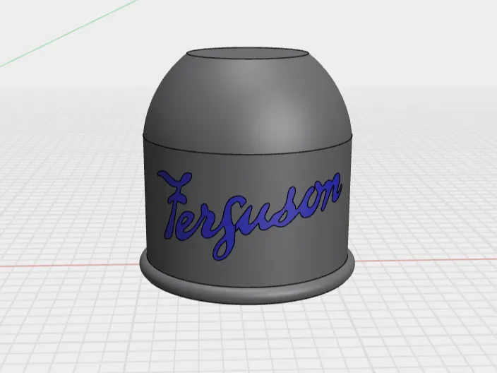 Furguson Tractor 50mm Tow ball Cover