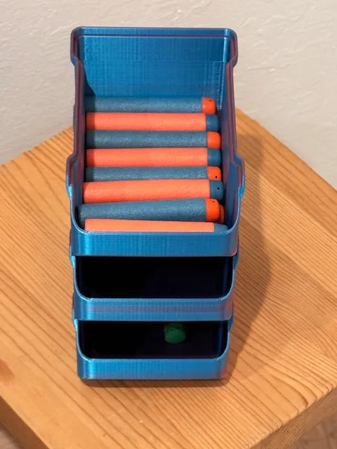 Nerf dart stackable holder