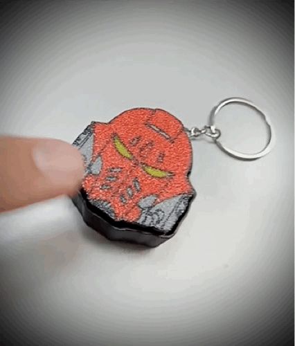 Space Marine Clicker Keychain