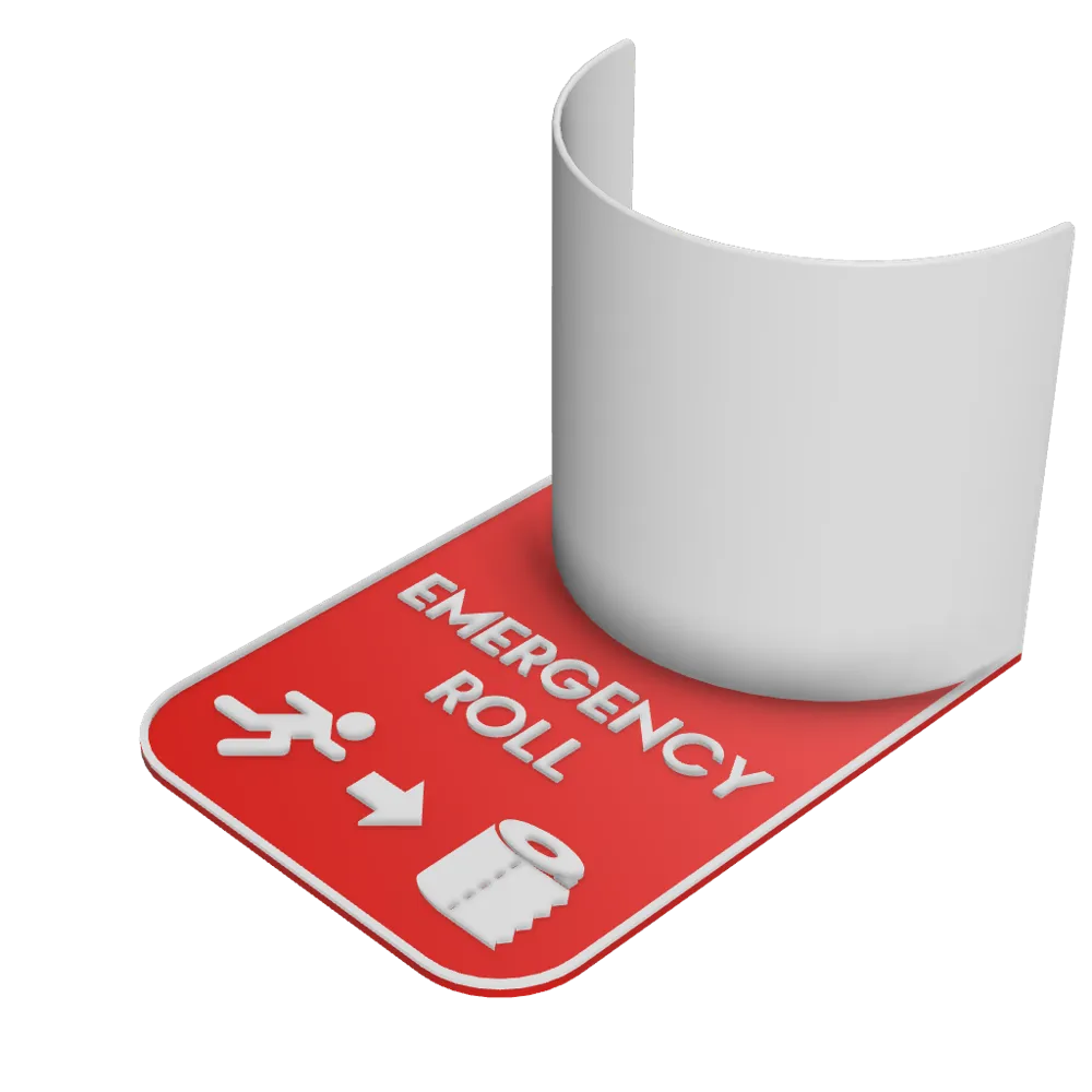 Emergency Toilet Paper Roll Holder by Dominik Palo MakerWorld