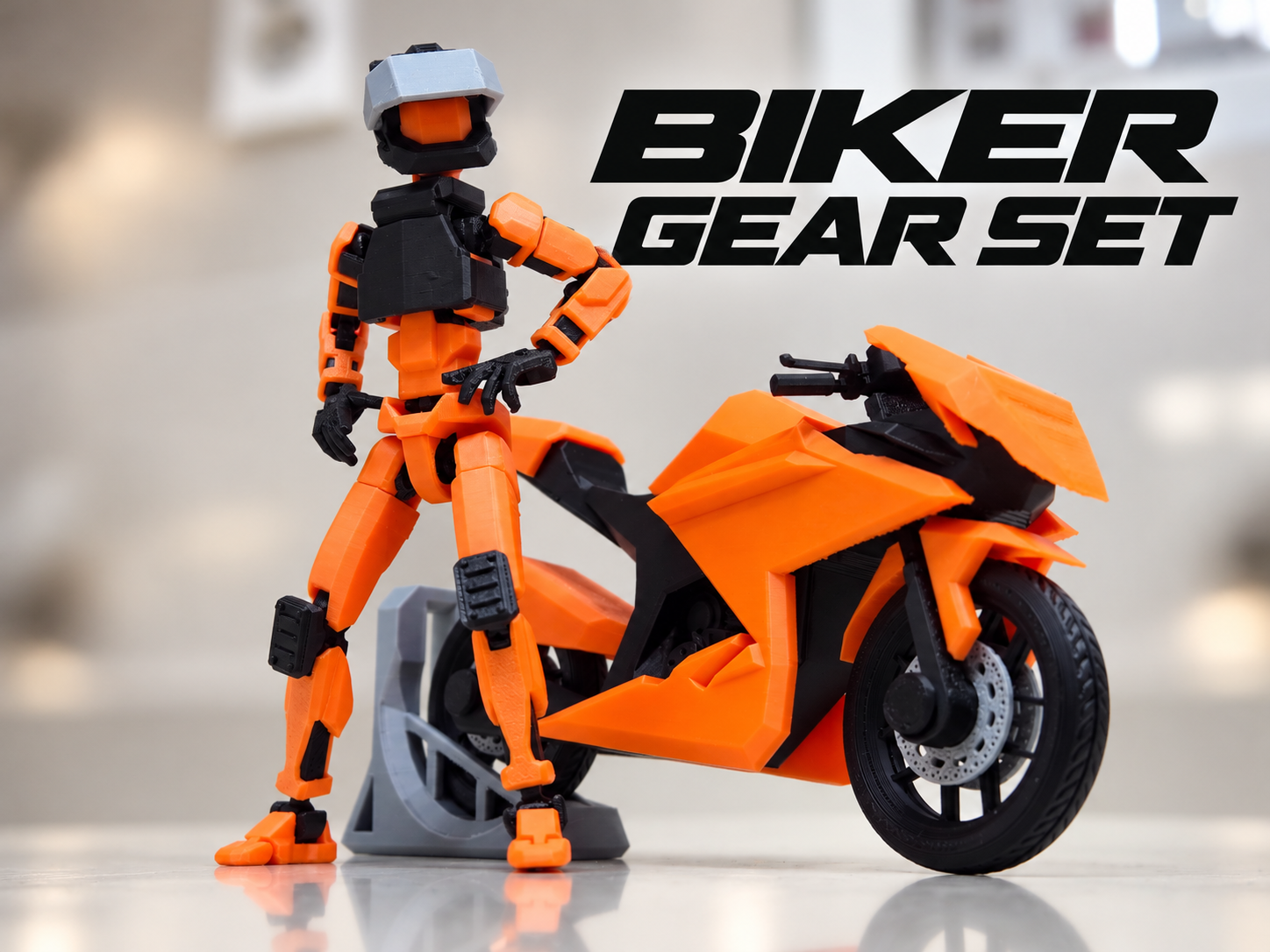 DUMMY 13 Motorcycle Helmet & Gear Set - 1