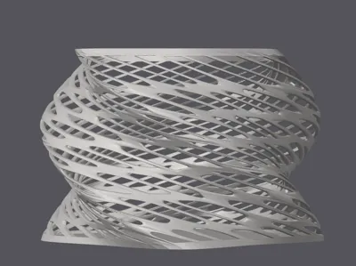 abstract pen holder 