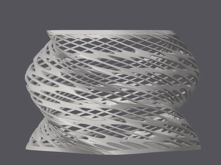 abstract pen holder 