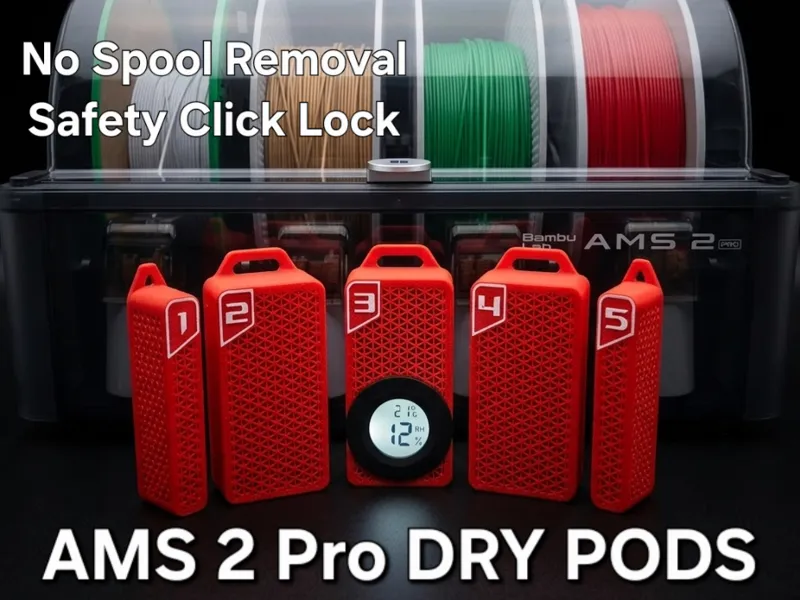 AMS 2 Pro Dry Pods – No Spool Removal