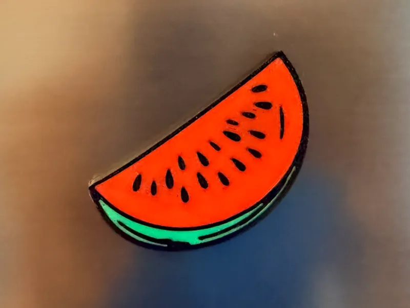 Magnet pastèque pour frigo