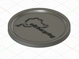 Nuerburgring cup coasters