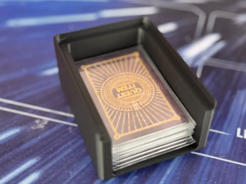 Gridfinity Mini Euro Sleeved Card Tray Holder