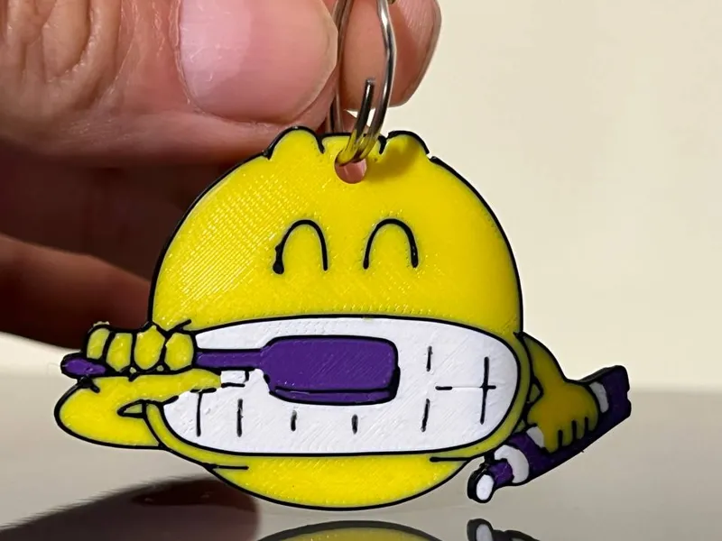 Sun dr slump keychain