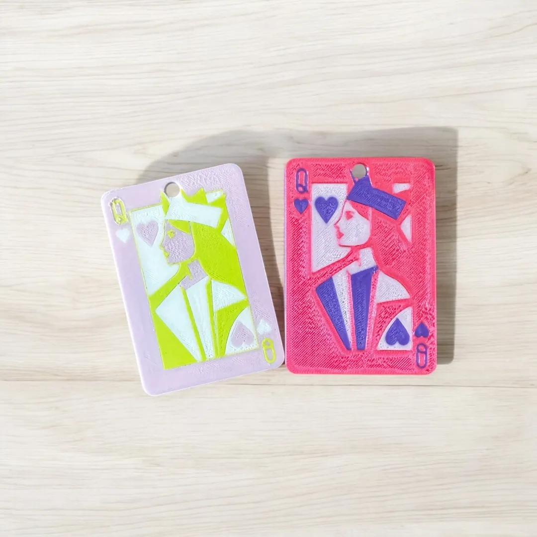 Queenie Hearts Cards Valentines Earrings view 3