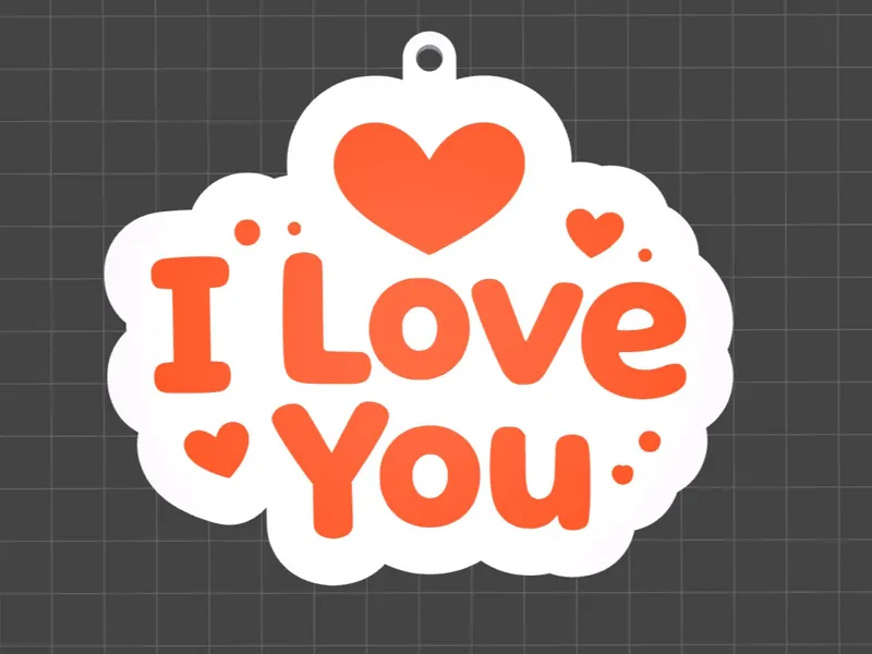 Keychain “I Love You”