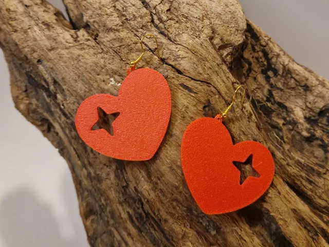 heart earrings