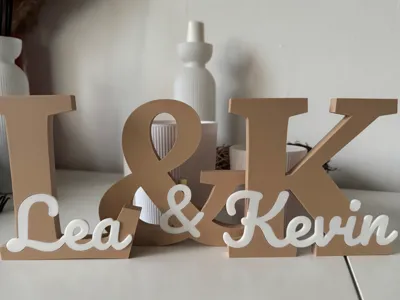 Name Decoration with Initials–Initials & Names
